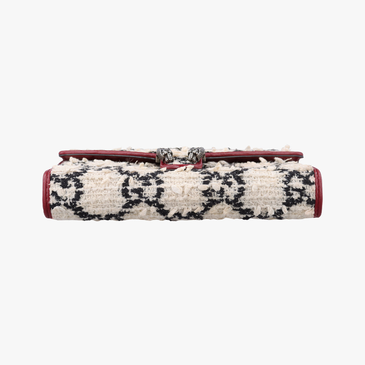 Dionysus Ivory × Red × Black Tweed×Leather 401231 ディオニュソス アイボリー × レッド × ブラック ツイード×レザー 401231