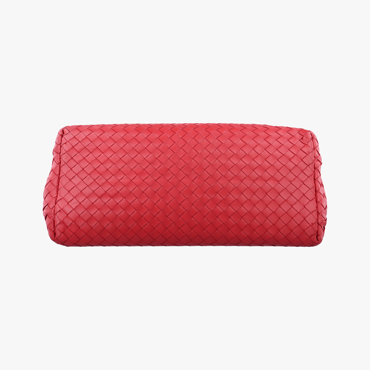 Roma Intrecciato Red lambskin B07424966Uローマ イントレチャート レッド ラムスキン B07424966U