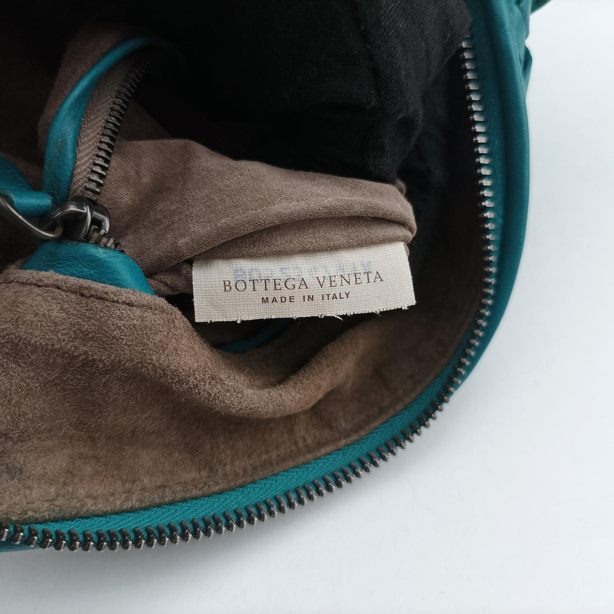 NODINI Intrecciato Green lambskin B05234791Aノディーニ イントレチャート グリーン ラムスキン B05234791A