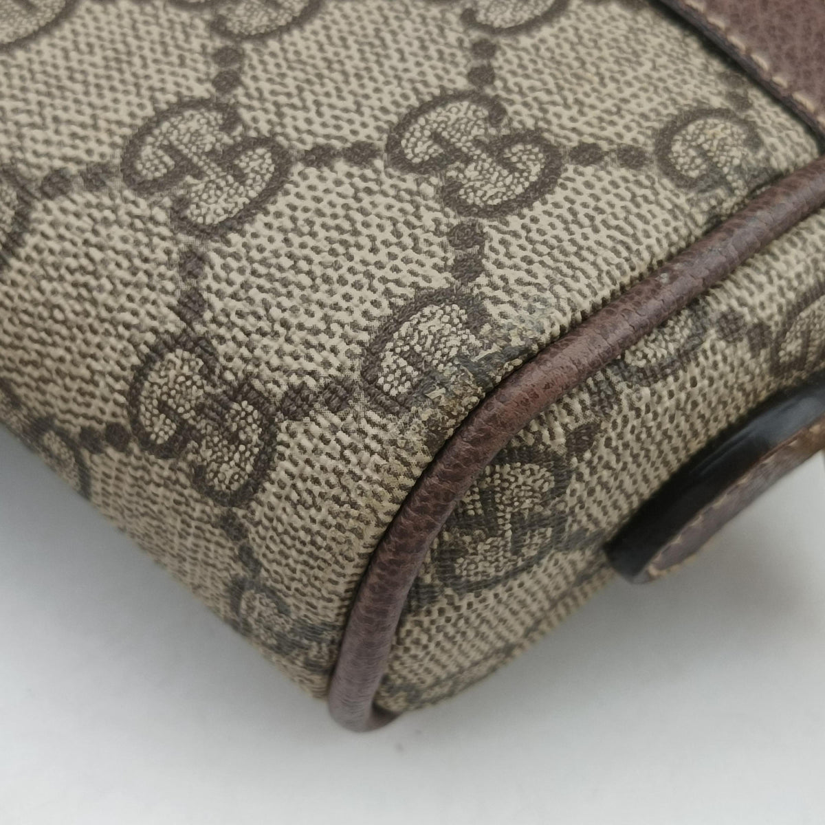 OPHIDIA Brown×red×green PVC coated canvas 517350 オフィディア ブラウン×レッド×グリーン PVCコーティングキャンバス 517350
