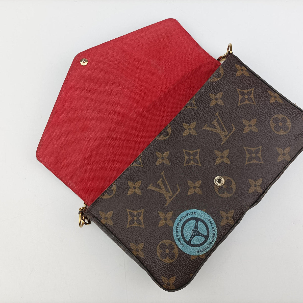 Felicie Pochette Brown×Multicolor Monogram Canvas M62145 MI3166フェリシー ポシェット モノグラム/ブラウン×マルチカラー モノグラムキャンバス M62145 MI3166