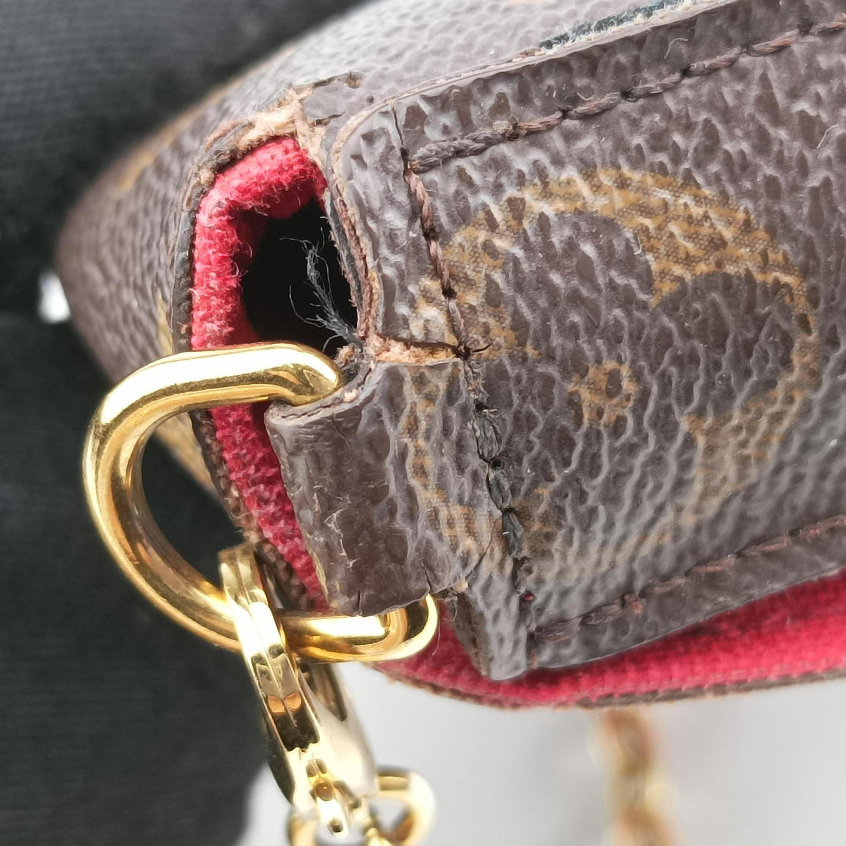 Felicie Pochette Brown×Multicolor Monogram Canvas M62145 MI3166フェリシー ポシェット モノグラム/ブラウン×マルチカラー モノグラムキャンバス M62145 MI3166