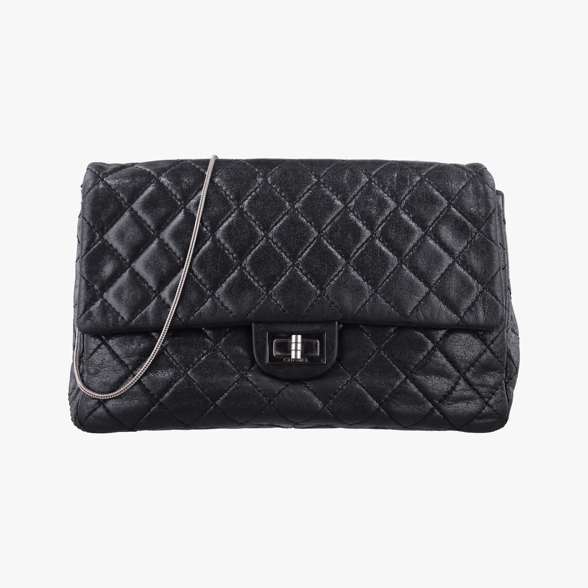 2.55 Classic Flap Black Leather A46213 127436462.55 クラシックフラップ ブラック レザー A46213 12743646