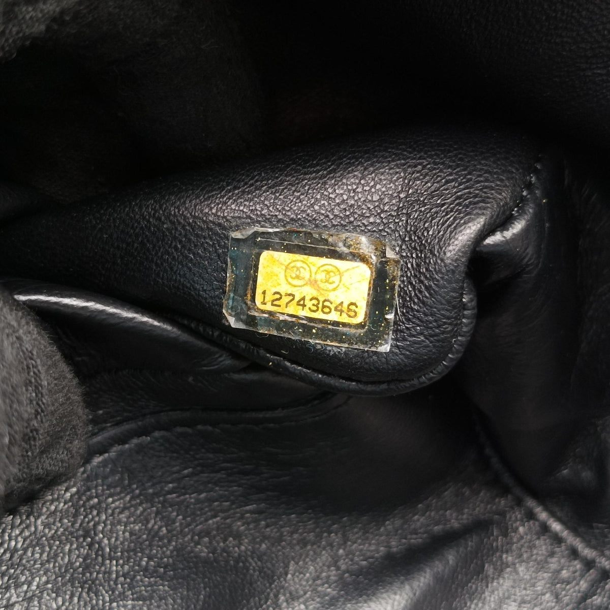 2.55 Classic Flap Black Leather A46213 127436462.55 クラシックフラップ ブラック レザー A46213 12743646