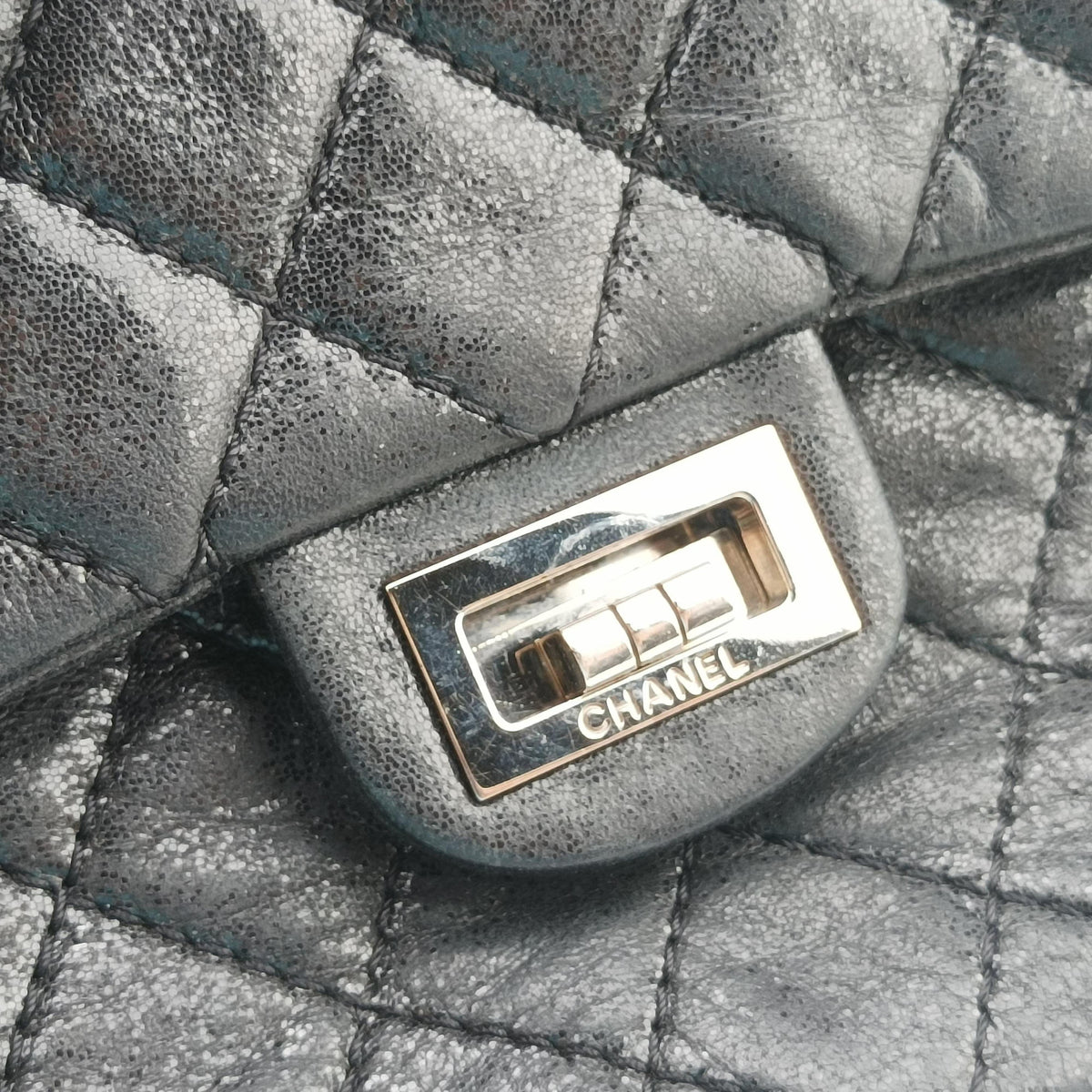 2.55 Classic Flap Black Leather A46213 127436462.55 クラシックフラップ ブラック レザー A46213 12743646