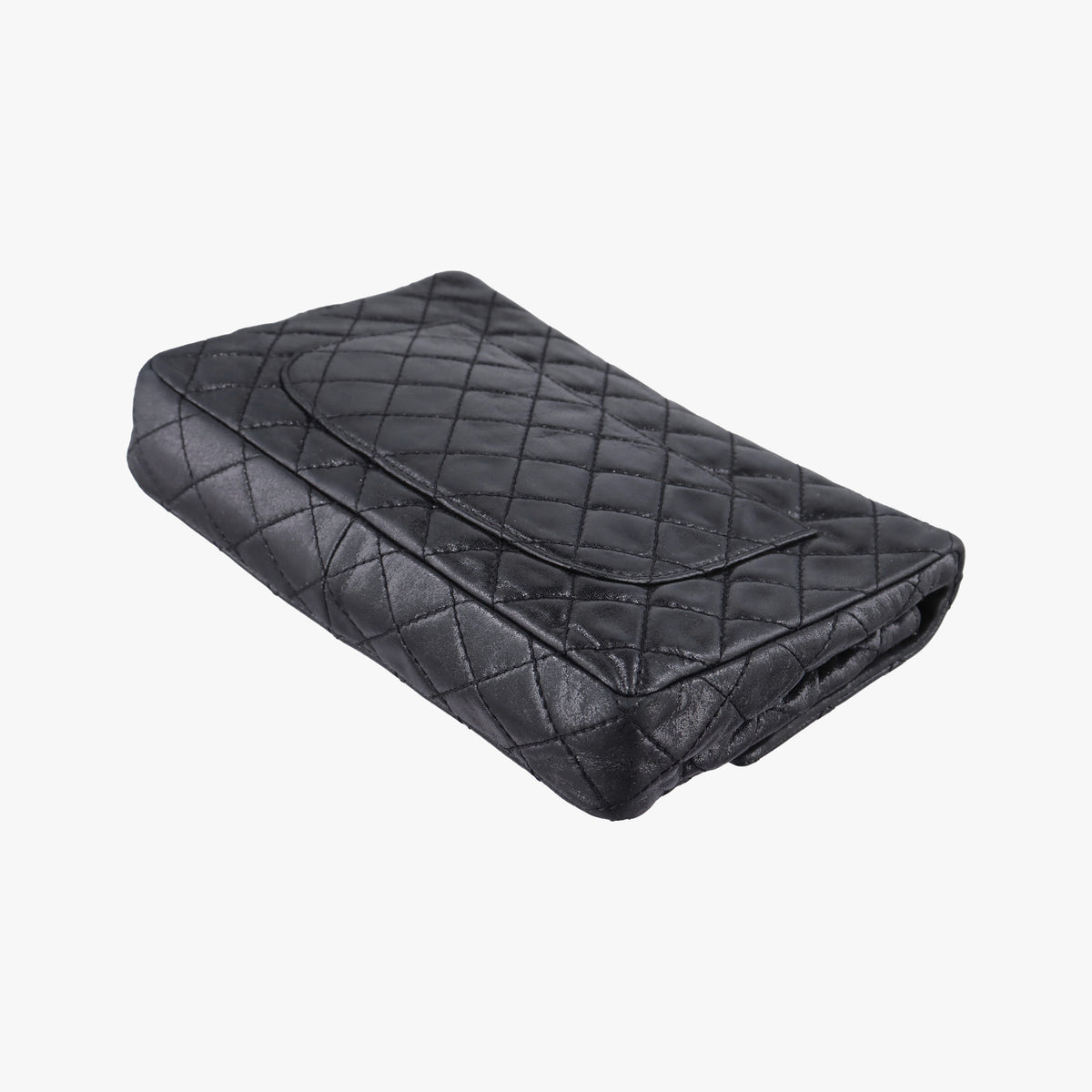 2.55 Classic Flap Black Leather A46213 127436462.55 クラシックフラップ ブラック レザー A46213 12743646
