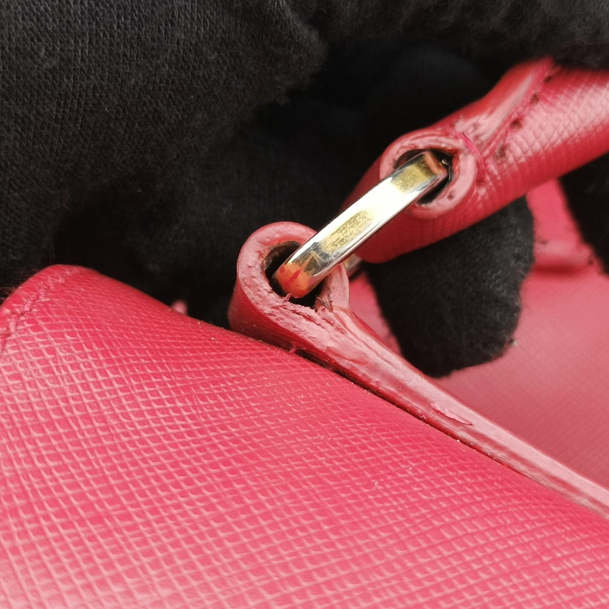 Galleria Red SAFFIANO Leather BN1786 7 Aガレリア レッド サフィアーノレザー BN1786 7 A