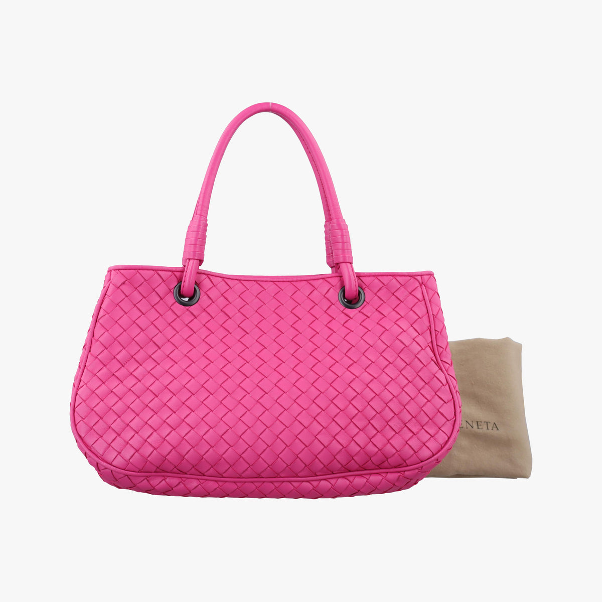 Intrecciato Rose lambskin B053849120イントレチャート ローズ レッド ラムスキン B053849120