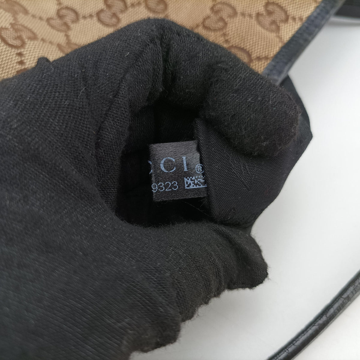 Guccissima GG Twins Beige × Black canvas×leather 232957 F5719323グッチシマ GGツインズ ベージュ×ブラック キャンバス 232957 F5719323