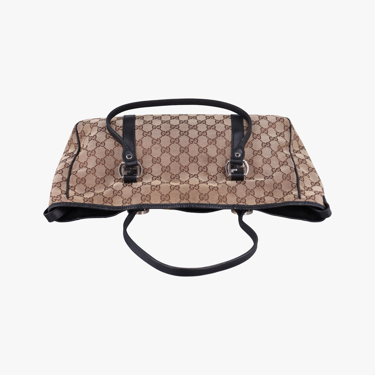 Guccissima GG Twins Beige × Black canvas×leather 232957 F5719323グッチシマ GGツインズ ベージュ×ブラック キャンバス 232957 F5719323