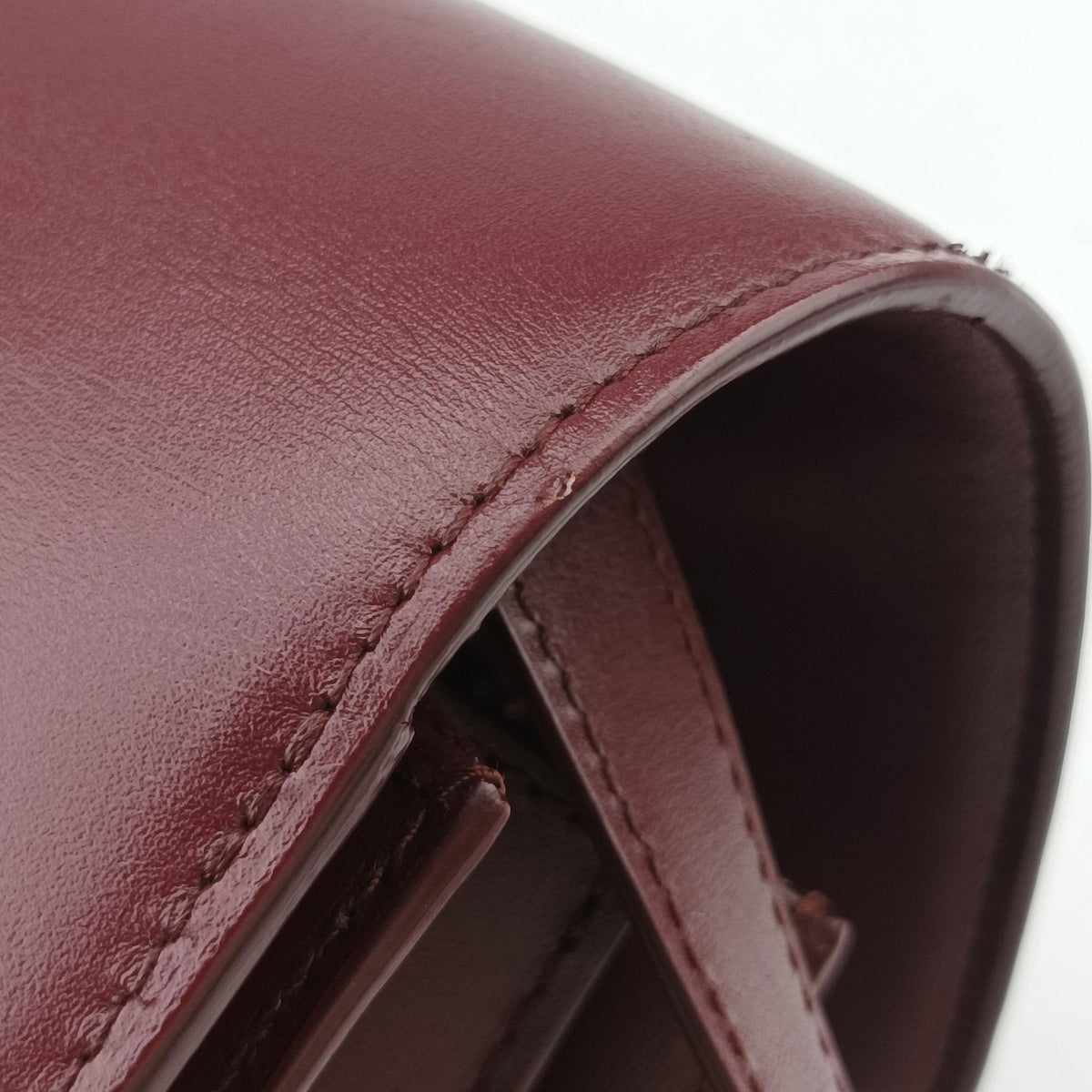 Classic Box Burgundy Leather W-LA-1108クラシックボックス ワインレッド レザー W-LA-1108