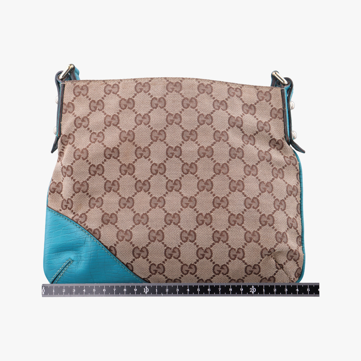 GG Canvas Horsebit Beige×Blue canvas×leather 141506 GGキャンバス ホースビット ベージュ×ブルー キャンバス×レザー 141506