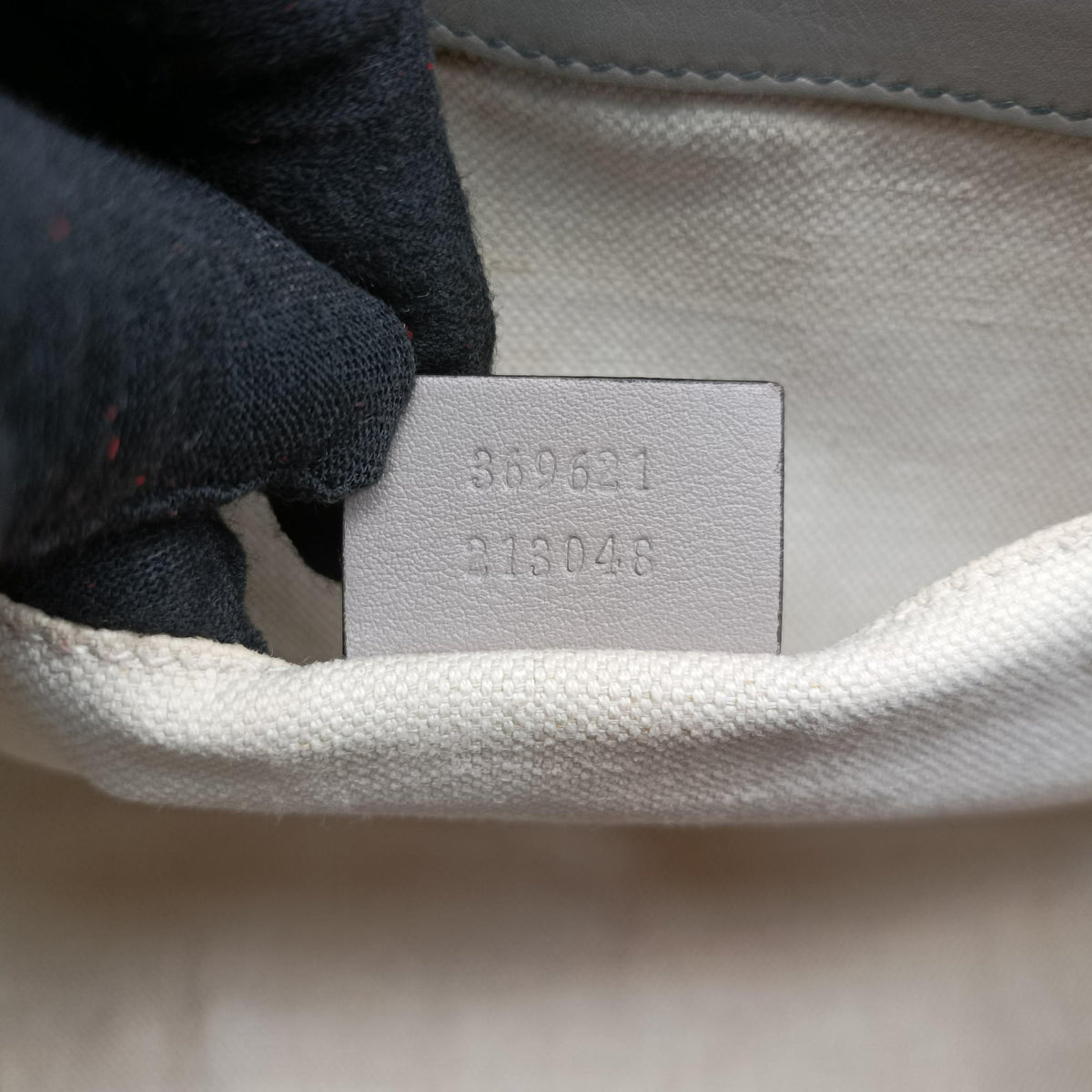 Emily Grey Leather 369621 Lot number unknownエミリー グレー レザー 369621 製番不明