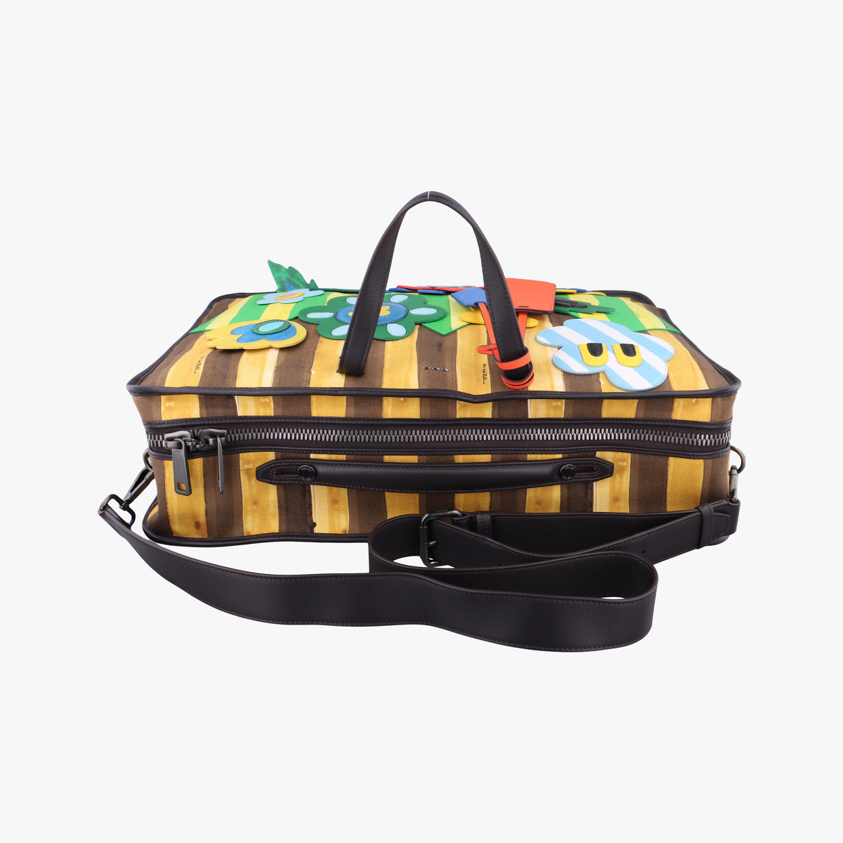Floral briefcase Multicolour canvas 7VV131 7VV131.OME 178.8465花柄 ブリーフケース マルチカラー キャンバス 7VV131 7VV131.OME 178.8465