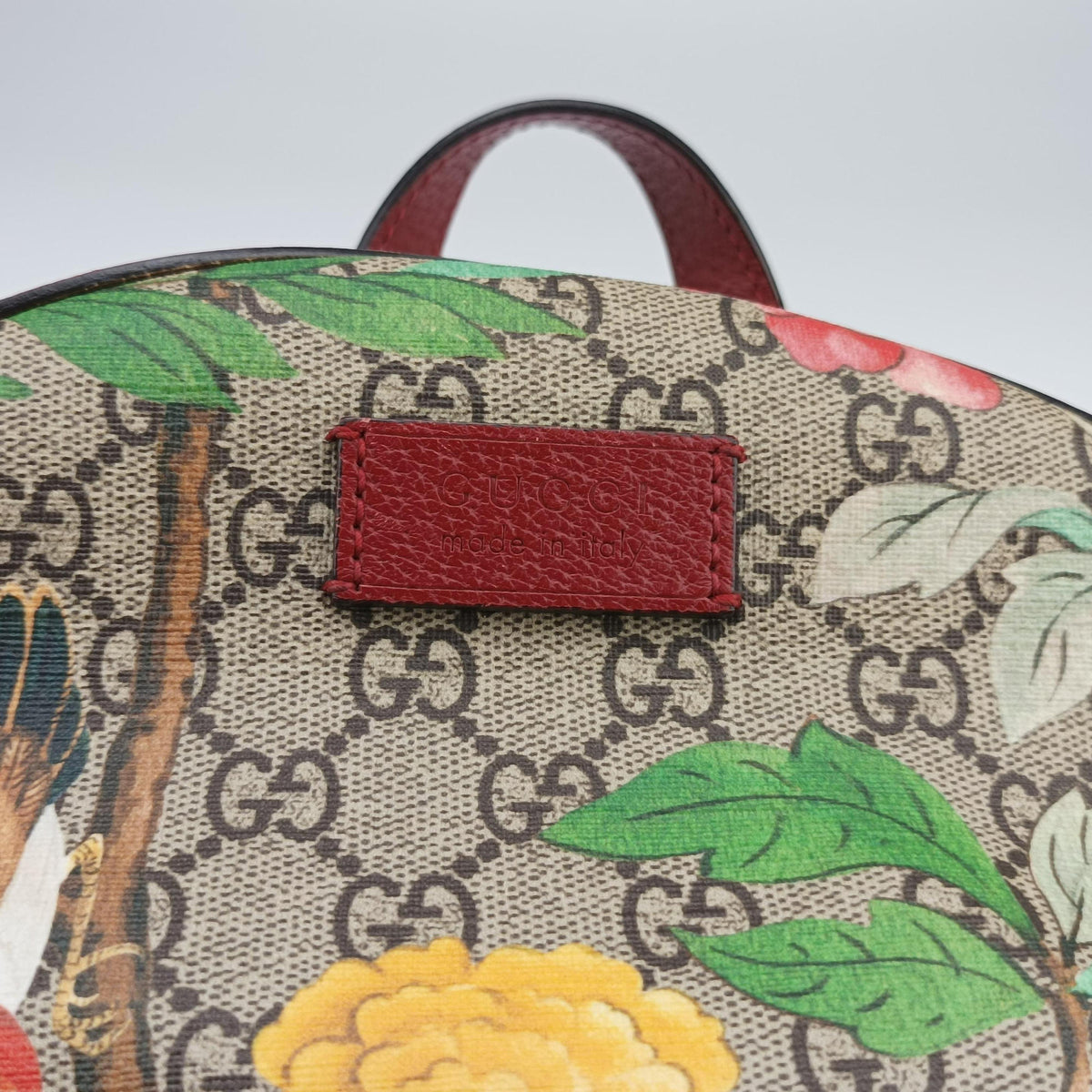 GG Supreme Tian beige×Multicolour PVC coated canvas×Leather 427042 E020093985GGスプリームティアン ベージュ×マルチカラー PVCコーティングキャンバス×レザー 427042 E020093985