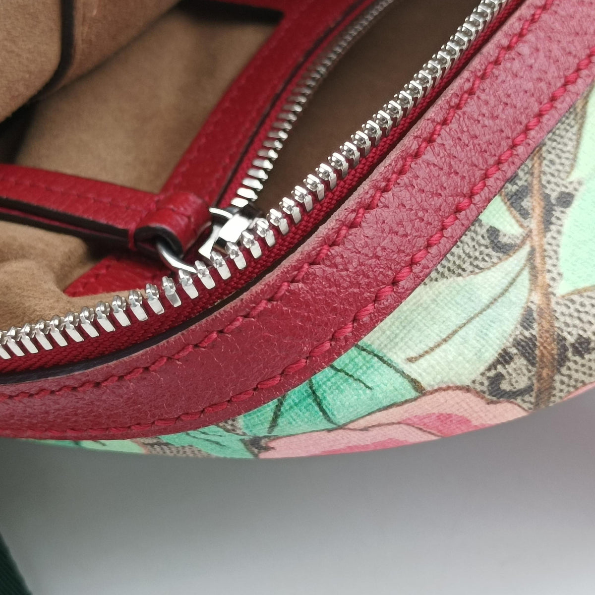 GG Supreme Tian beige×Multicolour PVC coated canvas×Leather 427042 E020093985GGスプリームティアン ベージュ×マルチカラー PVCコーティングキャンバス×レザー 427042 E020093985
