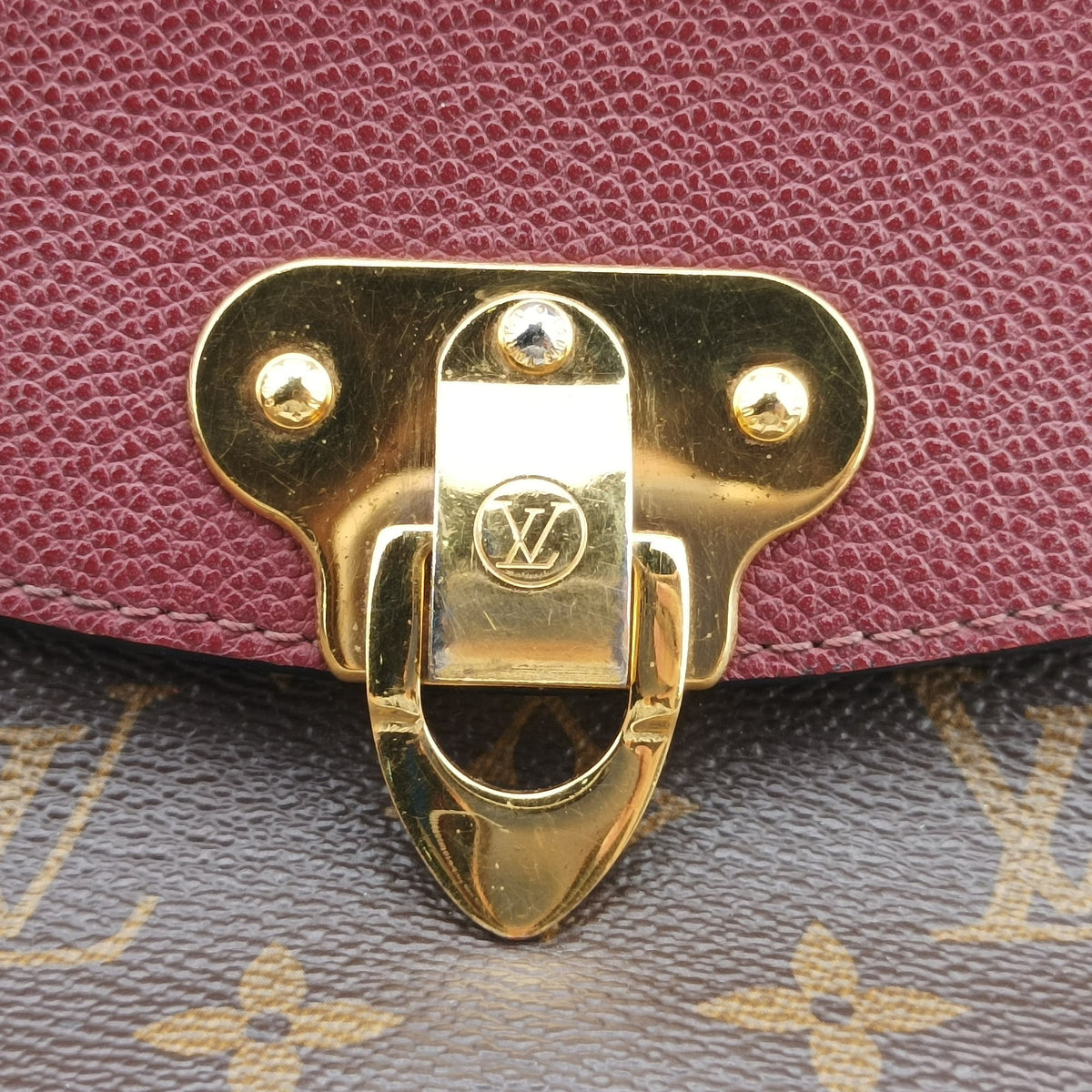 SAINT PLACIDE brown×Bordeaux Monogram Canvas×calf leather M43715 CA0129サンプラシード モノグラム/ブラウン×ボルドー モノグラムキャンバス×カーフレザー M43715 CA0129