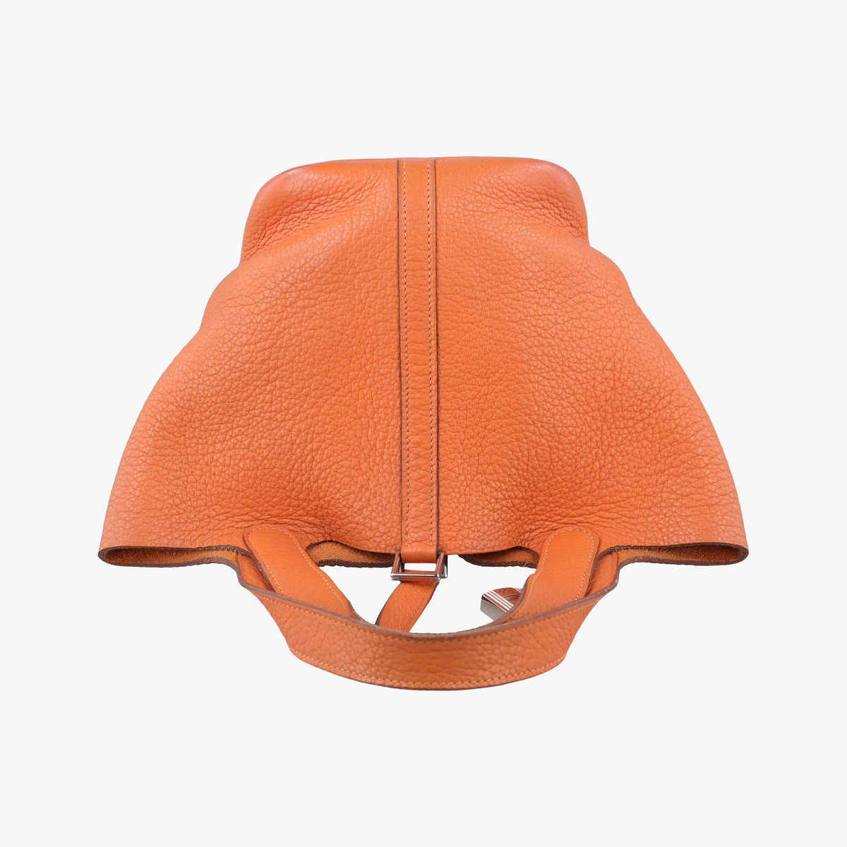 Picotin Lock Orange Taurillon Clemence F▢Mピコタン ロック オレンジ トリヨンクレマンス F▢M