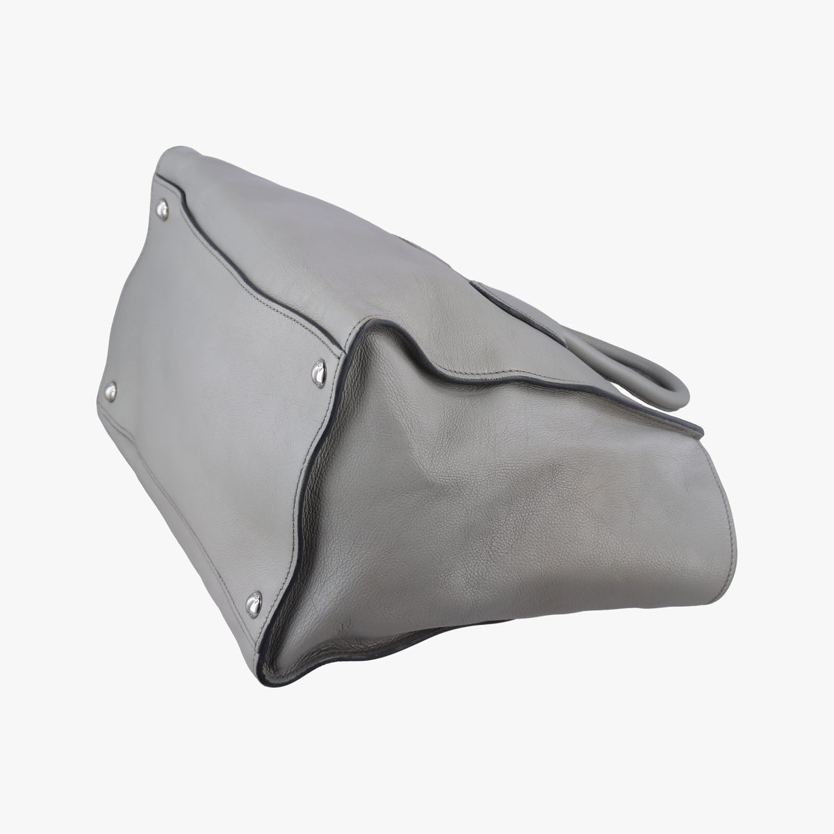 Glace Twin Pocket Tote Grey leather B2625M 14/Fグレース ツインポケットトート グレー レザー B2625M 14/F