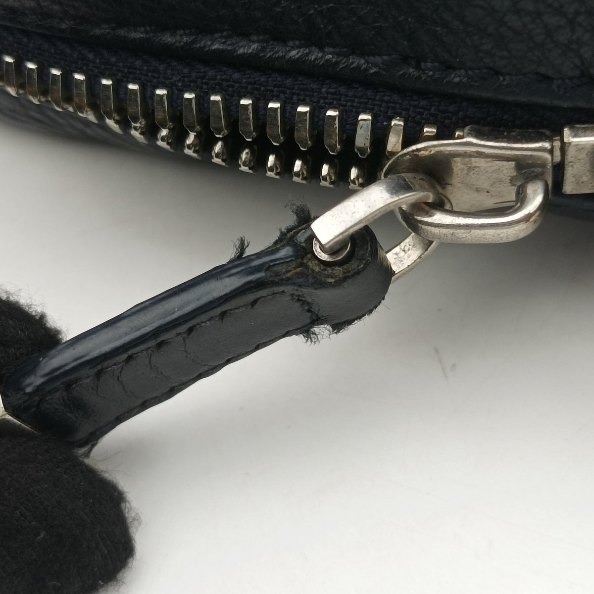 Zip Briefcase Navy leather 05-BO-0165ジップブリーフケース ネイビー レザー 05-BO-0165