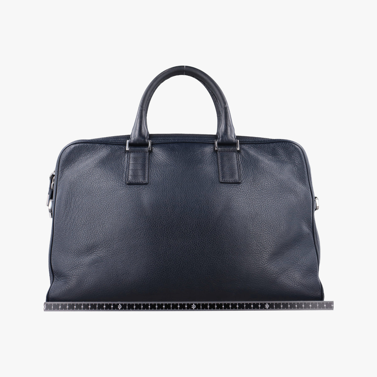 Zip Briefcase Navy leather 05-BO-0165ジップブリーフケース ネイビー レザー 05-BO-0165