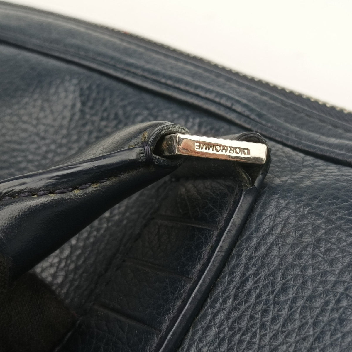 Zip Briefcase Navy leather 05-BO-0165ジップブリーフケース ネイビー レザー 05-BO-0165