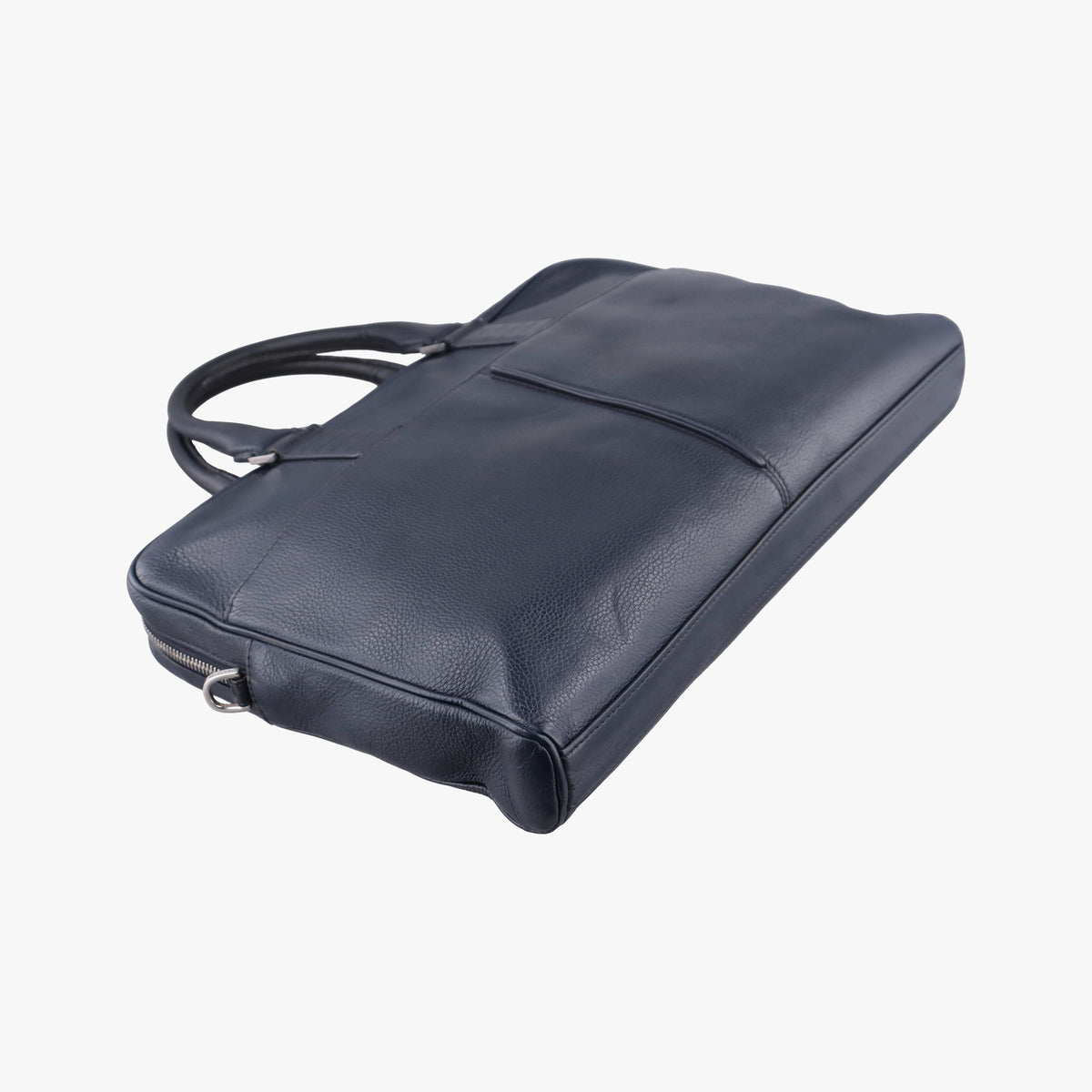 Zip Briefcase Navy leather 05-BO-0165ジップブリーフケース ネイビー レザー 05-BO-0165
