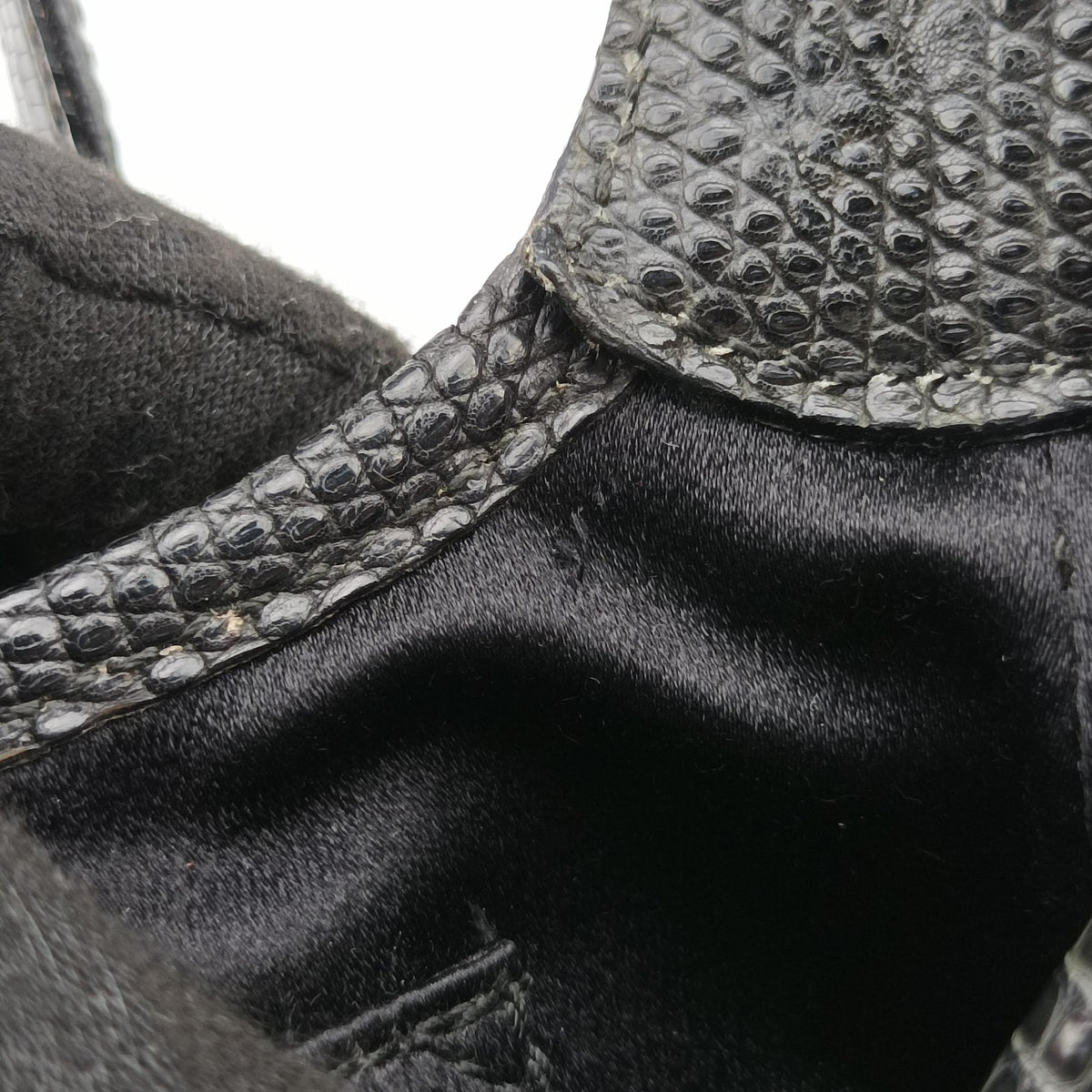 Jackie Black Sequin x Leather 147800 ジャッキー ブラック スパンコールxレザー 147800