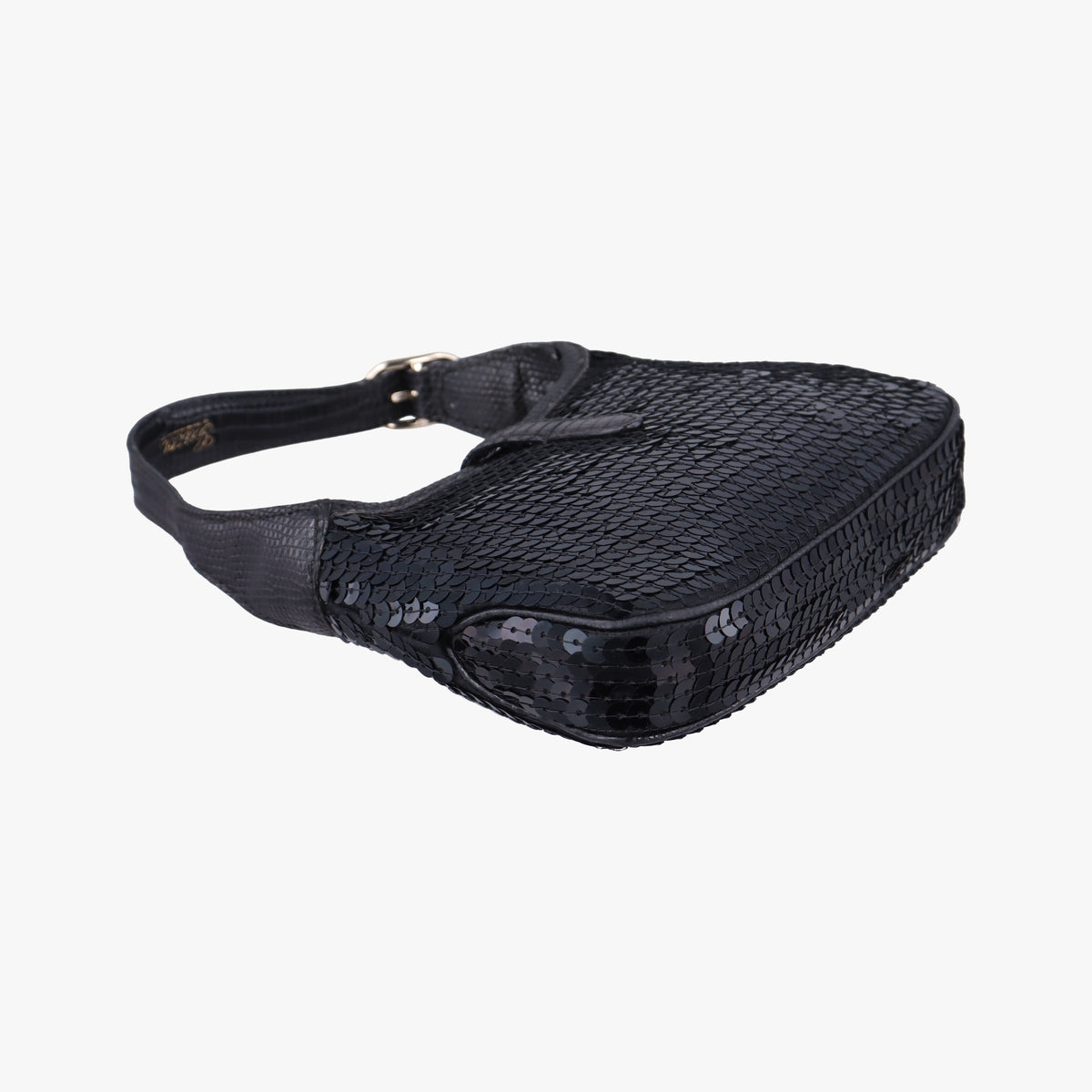 Jackie Black Sequin x Leather 147800 ジャッキー ブラック スパンコールxレザー 147800