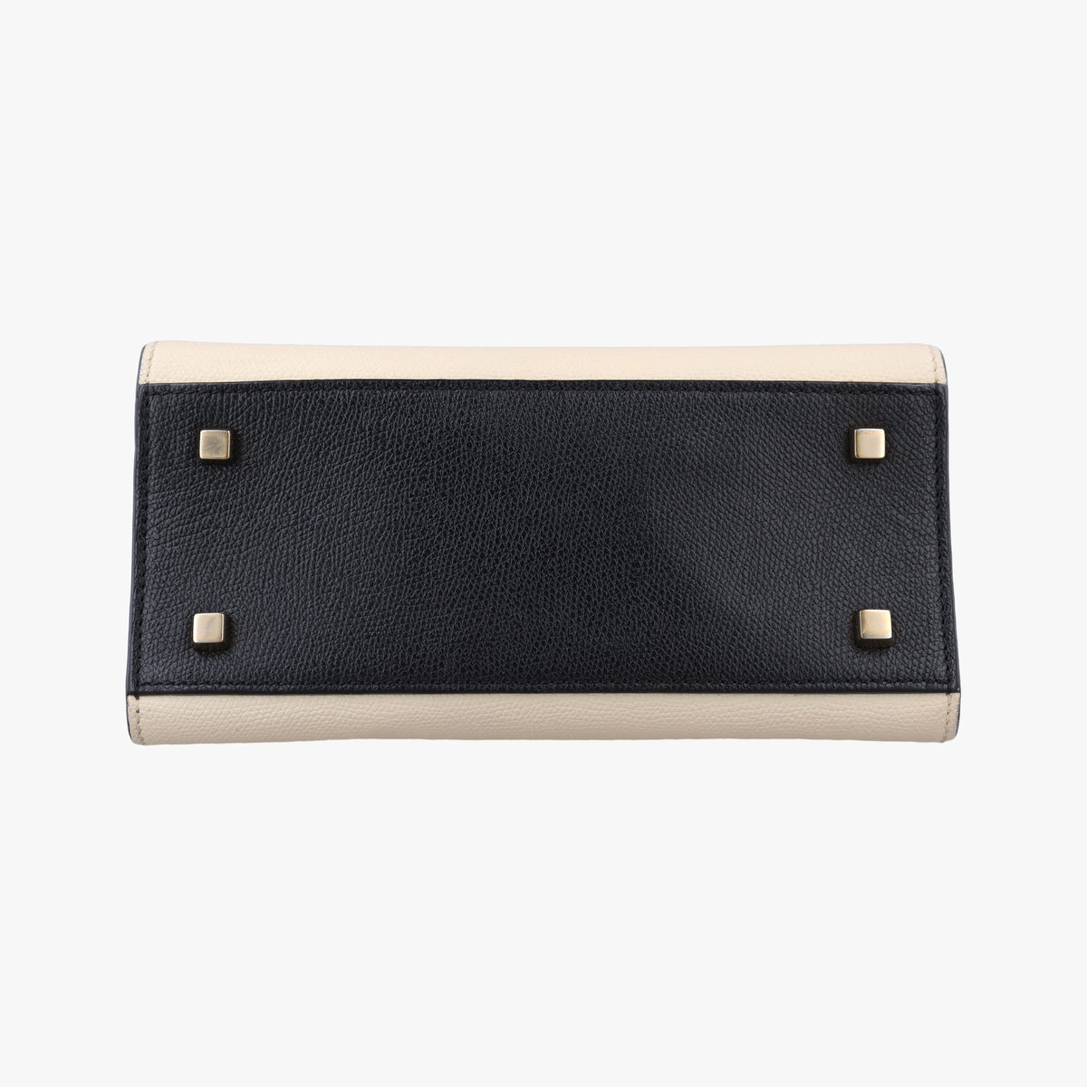 Iside White × Black Calfskin N 489349イジィデ ホワイト × ブラック カーフスキン N 489349