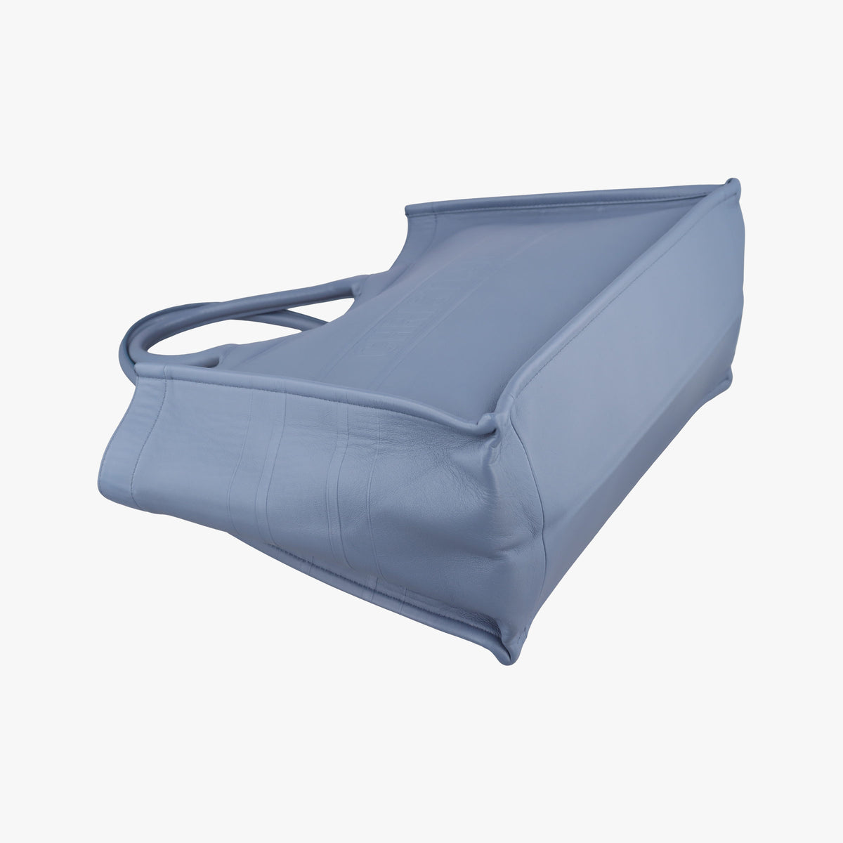 Book Tote Bag Blue leather 62-MA-0250ブックトート バッグ ブルー レザー 62-MA-0250