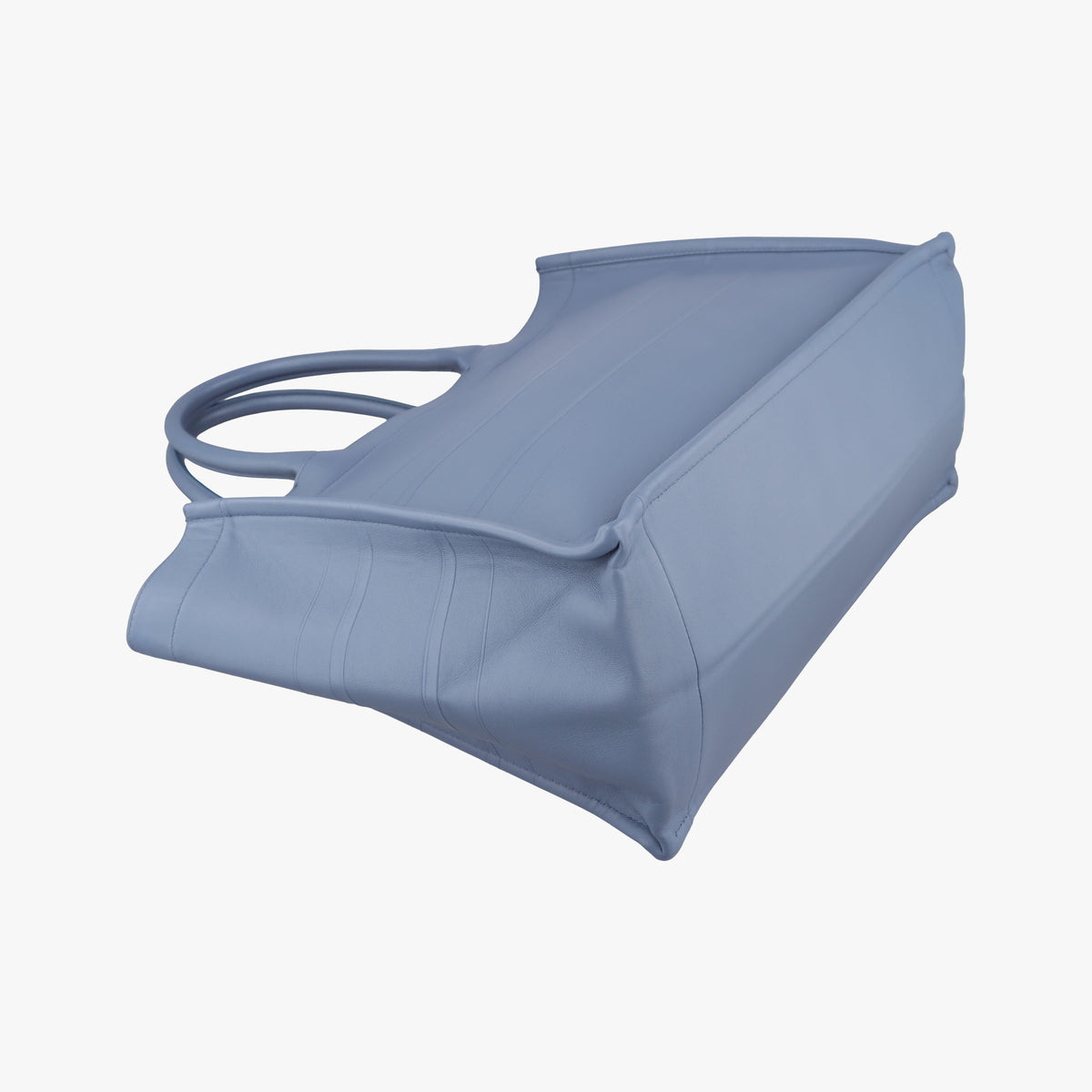 Book Tote Bag Blue leather 62-MA-0250ブックトート バッグ ブルー レザー 62-MA-0250