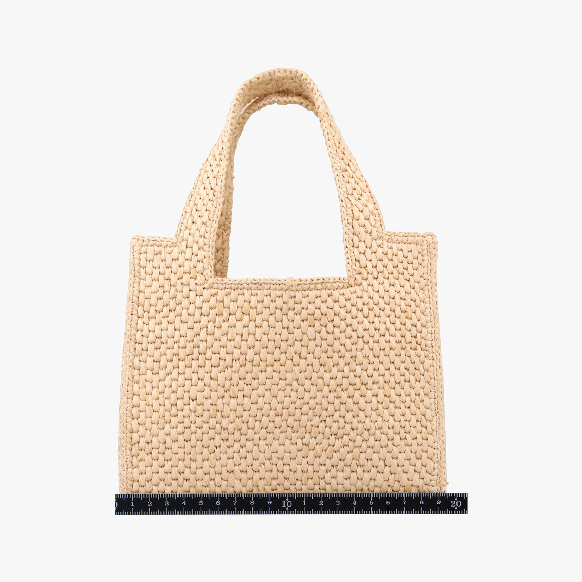 Font Tote Mini Beige Raffia A685V46X01 822416フォント トート ミニ ベージュ ラフィア A685V46X01 822416