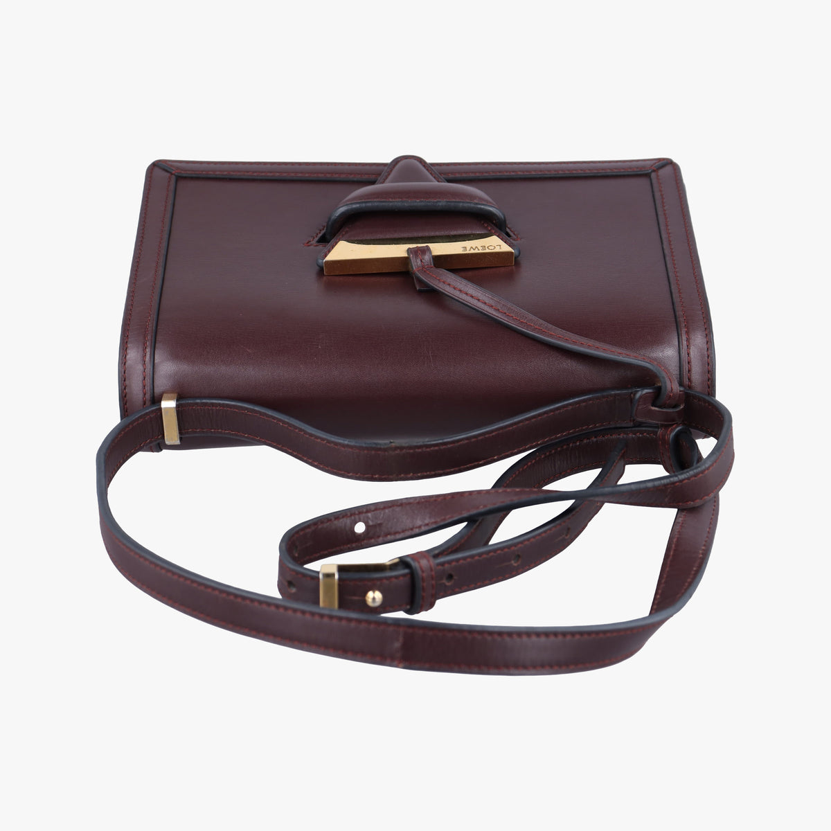 Barcelona Dark Burgundy Leather 061605バルセロナ ダークワインレッド レザー 061605