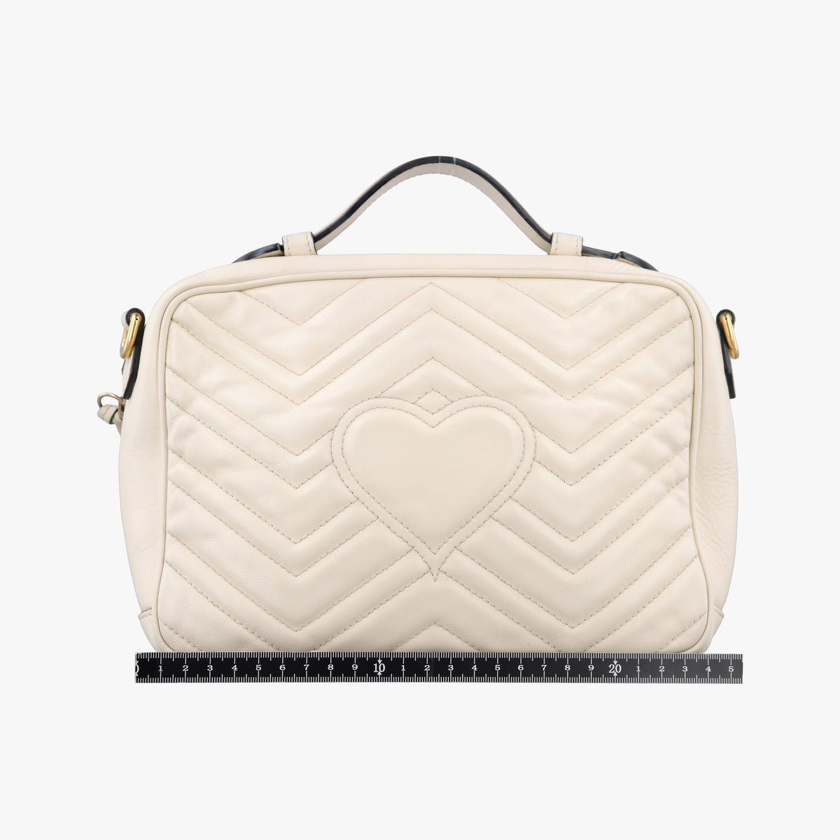 GG Marmont White Leather 498100 B025701636GGマーモント ホワイト レザー 498100 B025701636