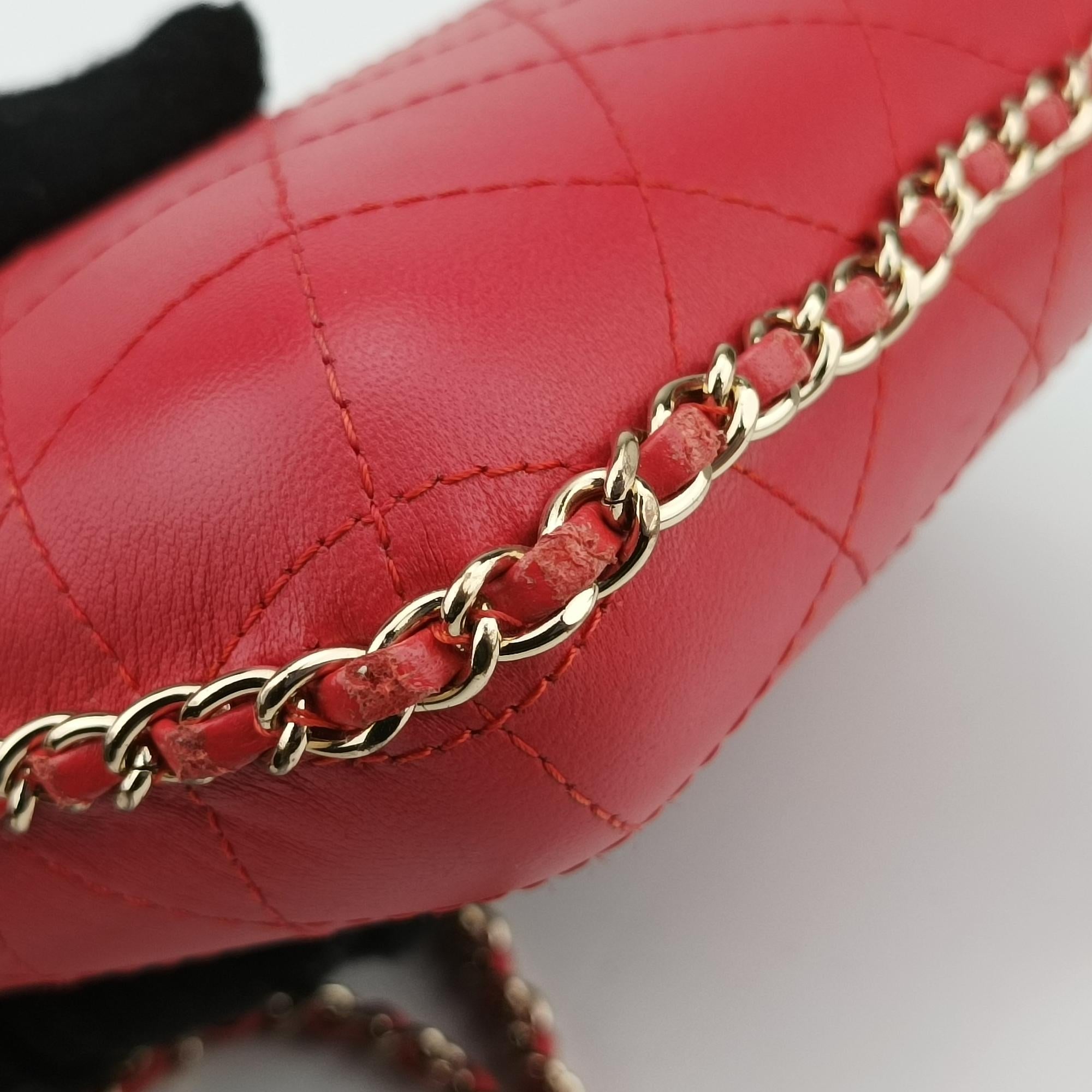 シャネル Chanel ショルダーバッグ レディース レッド A94471 25500320