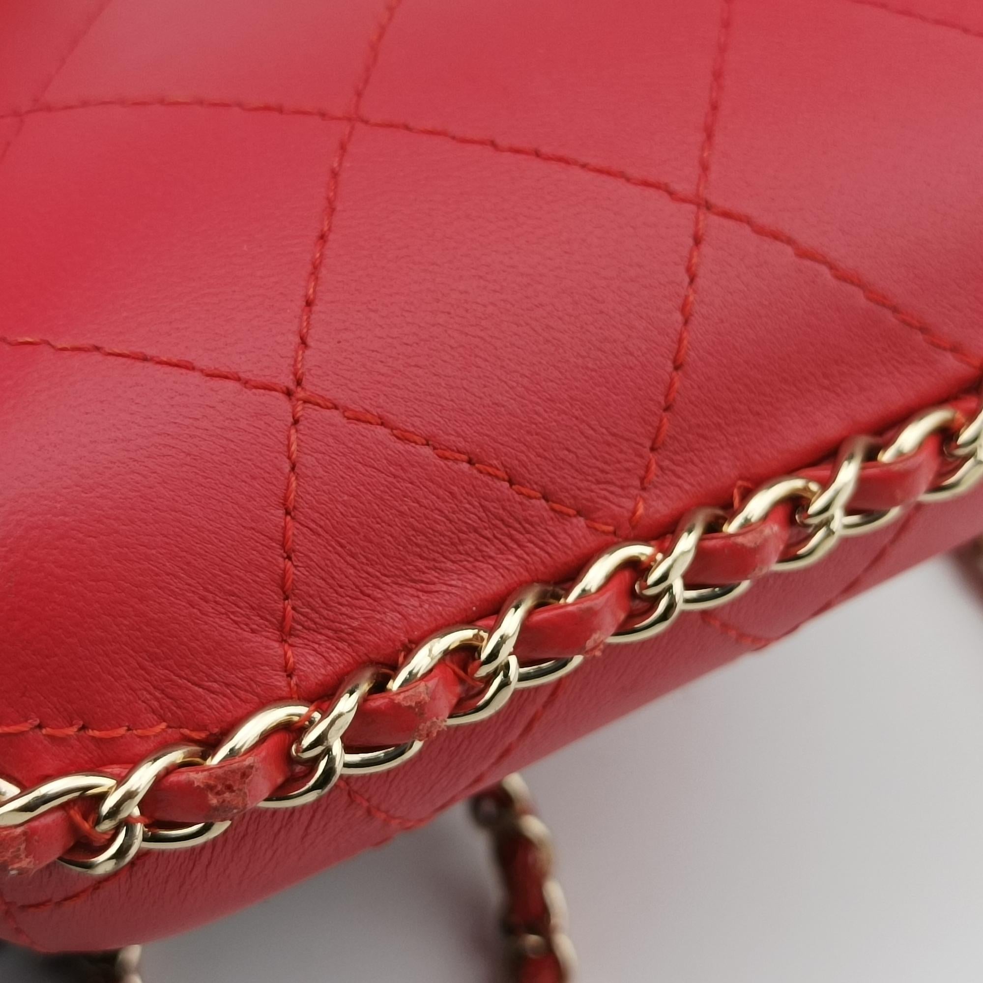 シャネル Chanel ショルダーバッグ レディース レッド A94471 25500320