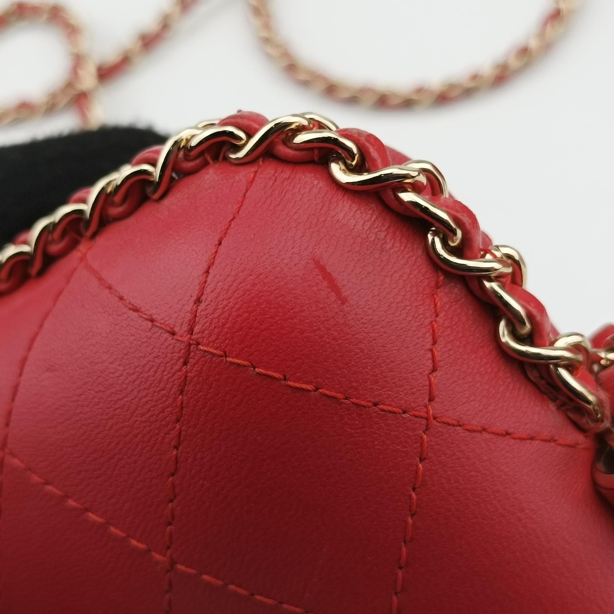 シャネル Chanel ショルダーバッグ レディース レッド A94471 25500320