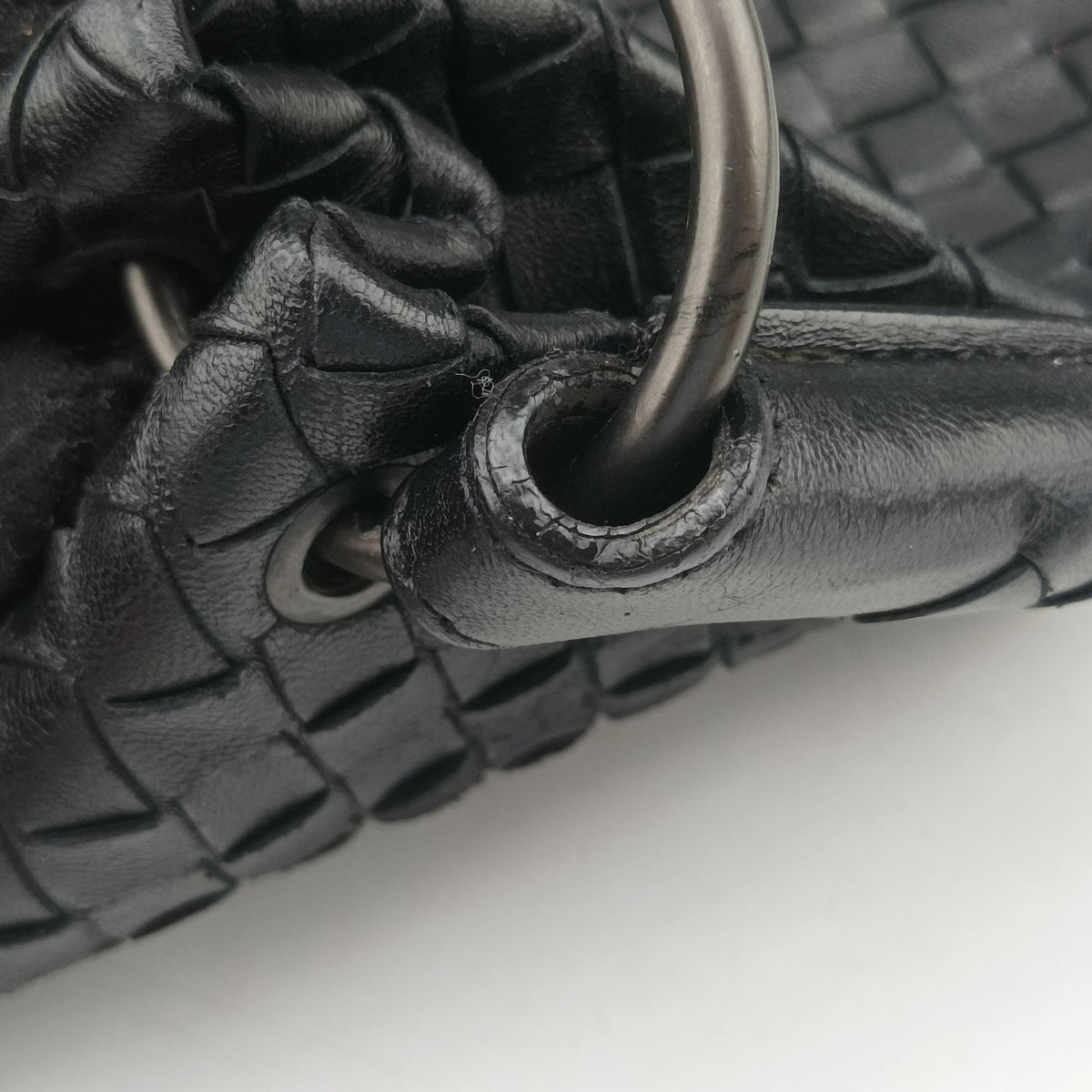 Intrecciato Black lambskin B00177087Aイントレチャート ブラック ラムスキン B00177087A