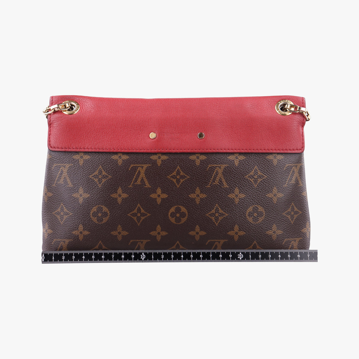 PALLAS Chain Brown×CERISE Monogram Canvas×calf leather M41201 CA2117 IC Chipパラス チェーン モノグラム/ブラウン×スリーズ モノグラムキャンバス×カーフレザー M41201 CA2117 ICチップ