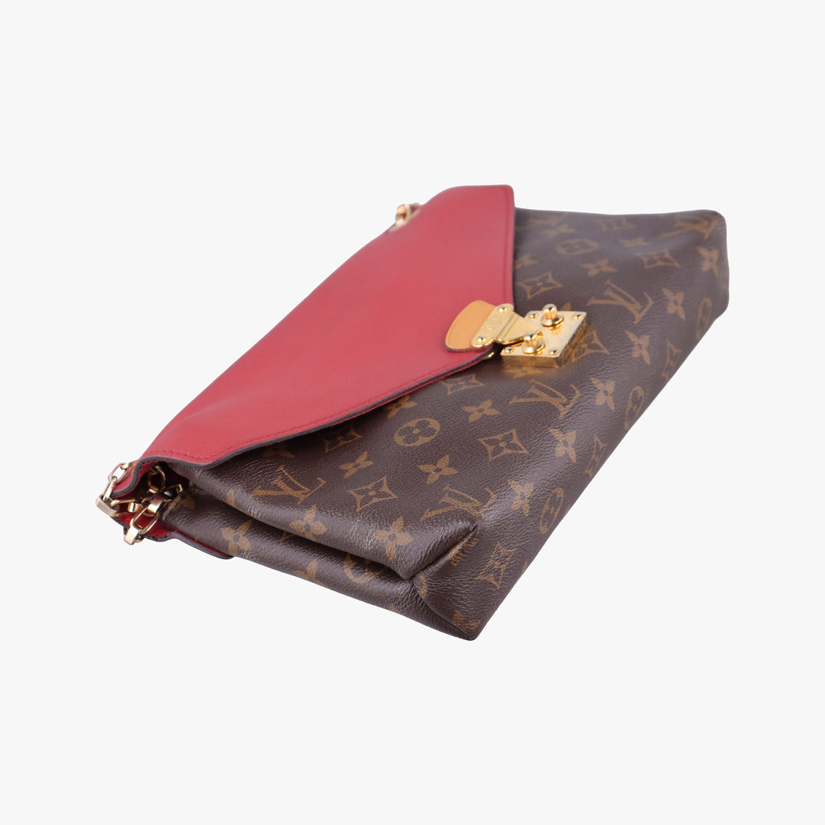 PALLAS Chain Brown×CERISE Monogram Canvas×calf leather M41201 CA2117 IC Chipパラス チェーン モノグラム/ブラウン×スリーズ モノグラムキャンバス×カーフレザー M41201 CA2117 ICチップ