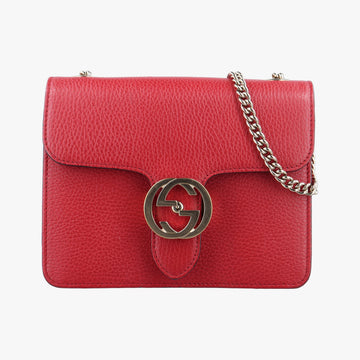 Interlocking G Red Leather 510304 I026009191インターロッキングG レッド レザー 510304 I026009191
