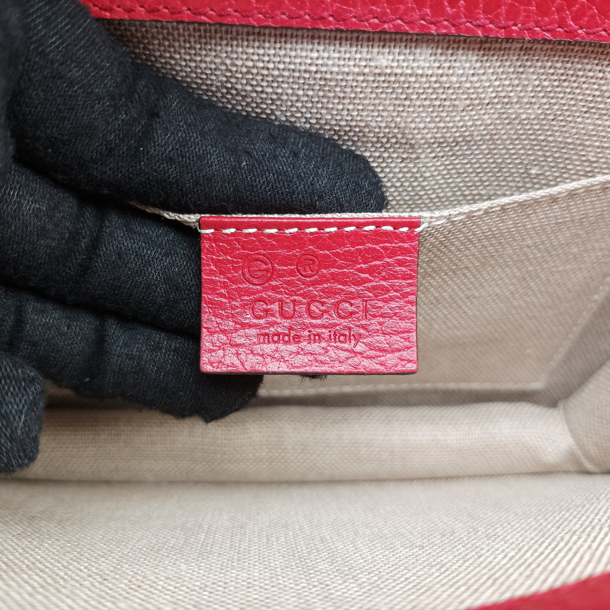 Interlocking G Red Leather 510304 I026009191インターロッキングG レッド レザー 510304 I026009191