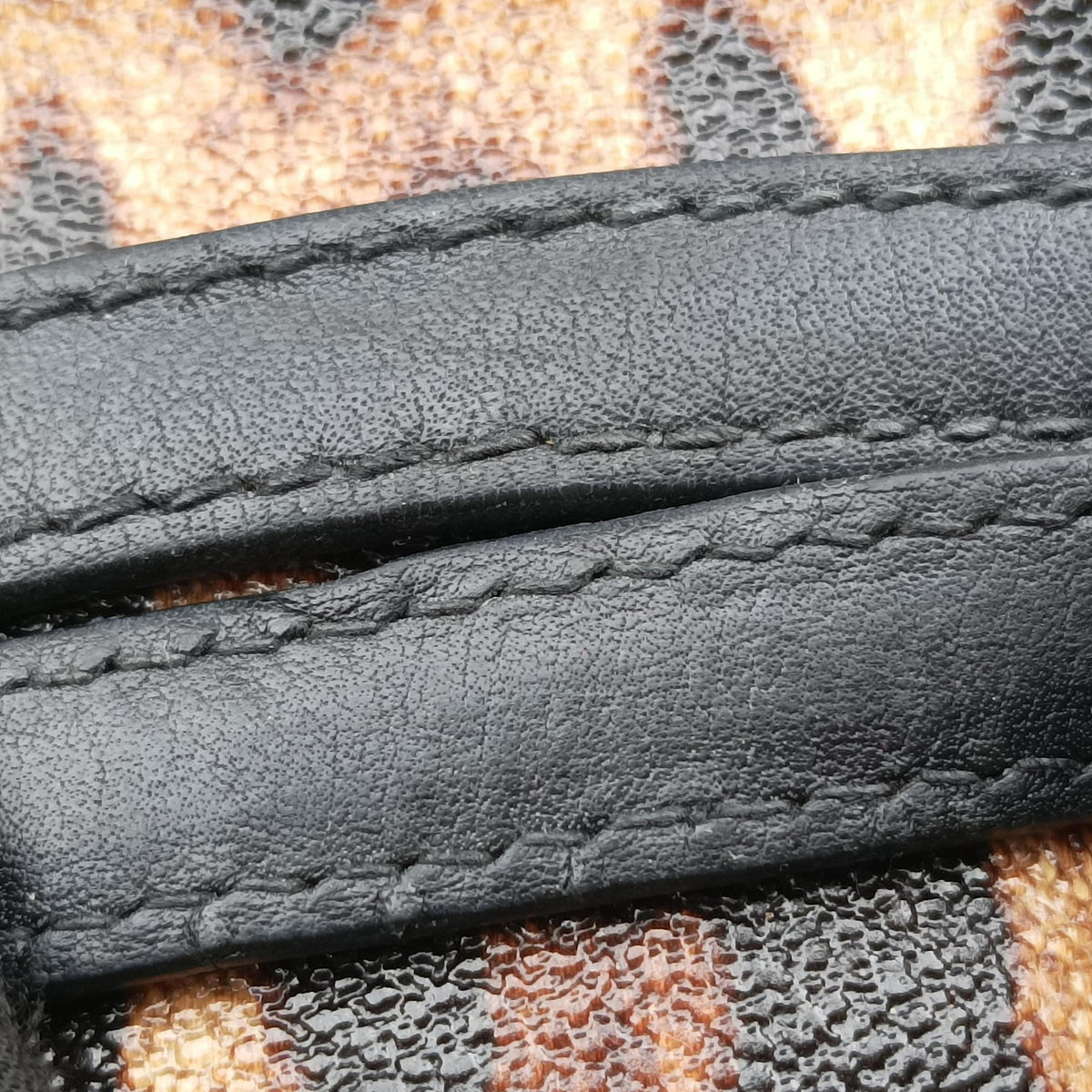 Leopard Print Tote Brown Leather レオパード プリント トート ブラウン レザー