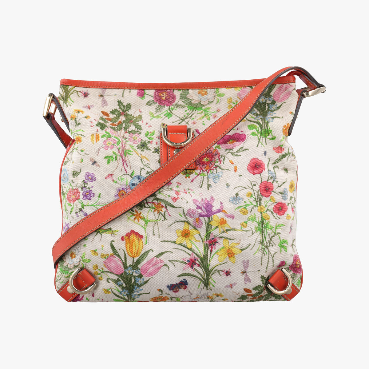 Flora Charmy Multicolour Leather×canvas 272400 F9083012フローラ チャーミー マルチカラー レザー×キャンバス 272400 F9083012