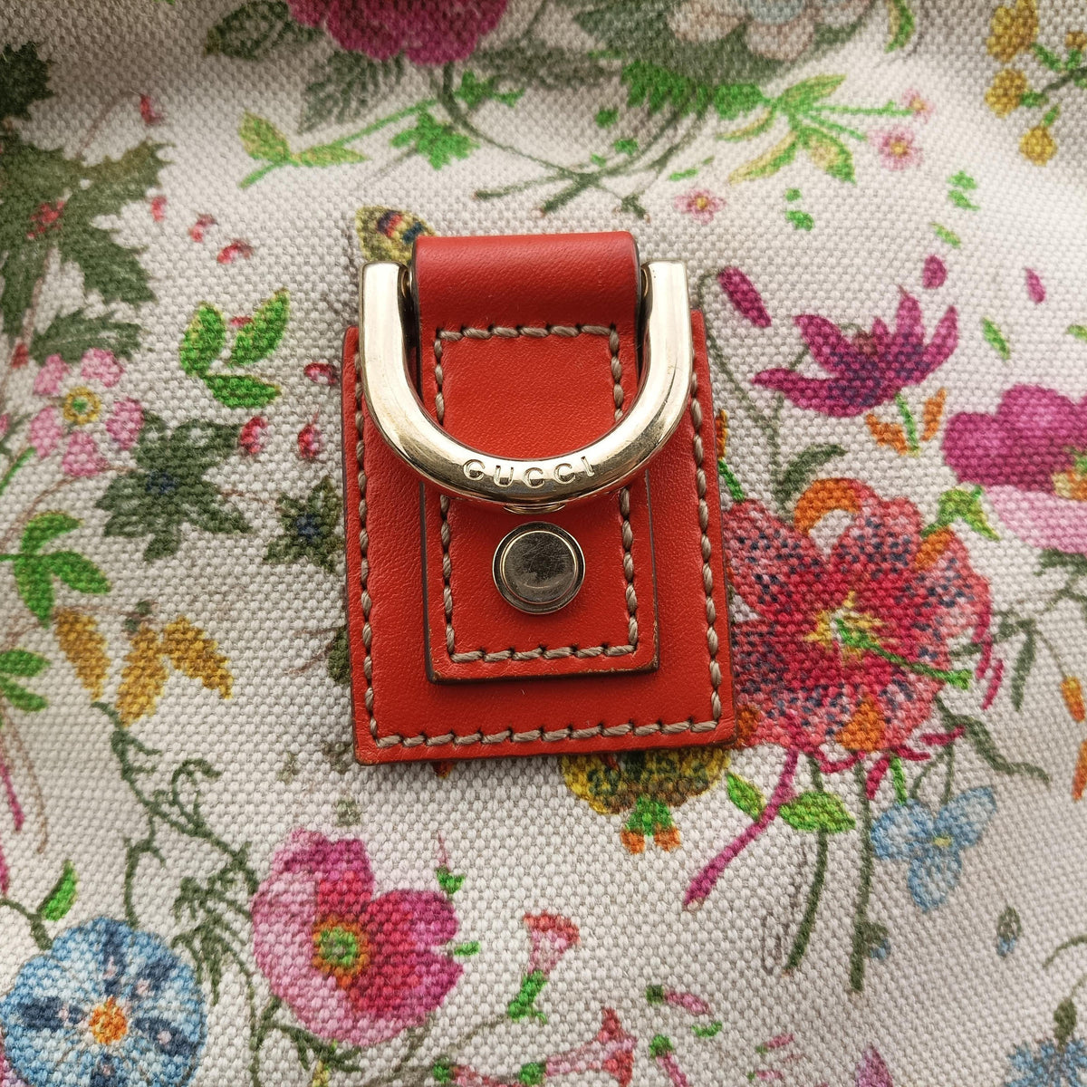 Flora Charmy Multicolour Leather×canvas 272400 F9083012フローラ チャーミー マルチカラー レザー×キャンバス 272400 F9083012