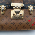 Trunk Clutch Brown Monogram canvas x calfskin M43596 IC Chipトランククラッチ モノグラム/ブラウン モノグラム キャンバス×カーフレザー M43596 ICチップ