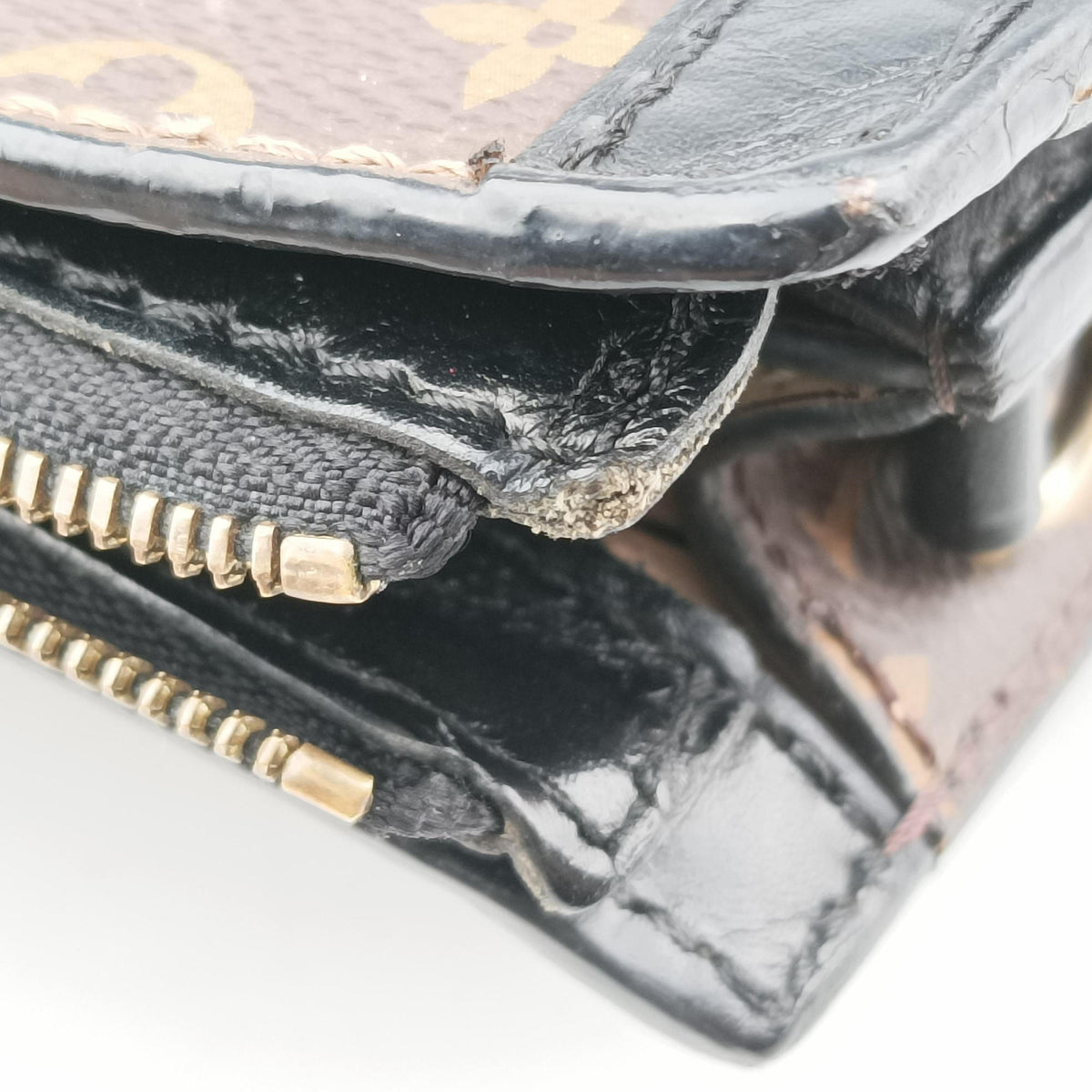 Trunk Clutch Brown Monogram canvas x calfskin M43596 IC Chipトランククラッチ モノグラム/ブラウン モノグラム キャンバス×カーフレザー M43596 ICチップ