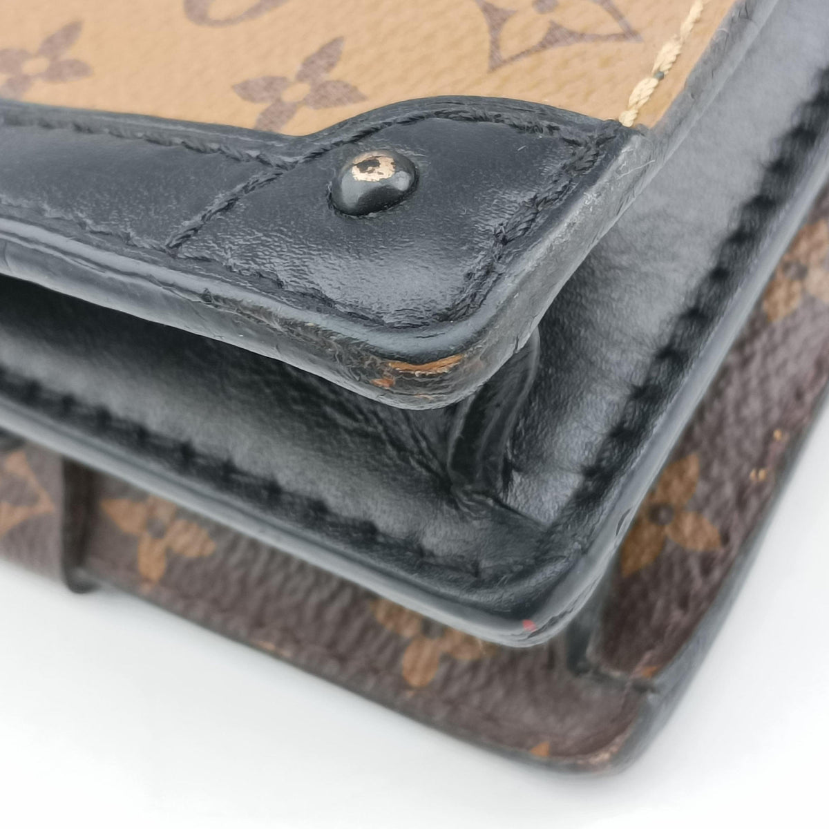 Trunk Clutch Brown Monogram canvas x calfskin M43596 IC Chipトランククラッチ モノグラム/ブラウン モノグラム キャンバス×カーフレザー M43596 ICチップ