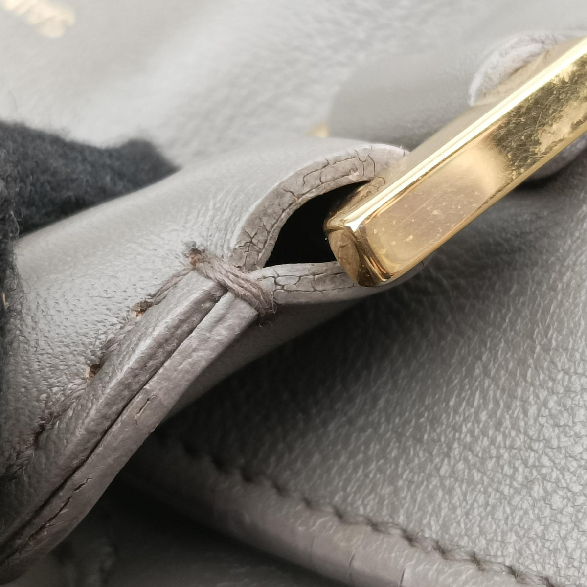 Y Ligne Petit Cabas Grey Leather 311210 CLD311210.0415Yライン プチカバス グレー レザー 311210 CLD311210.0415